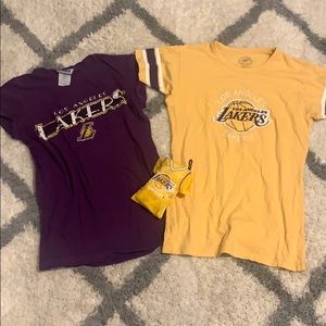 Lakers shirt bundle with tote bag